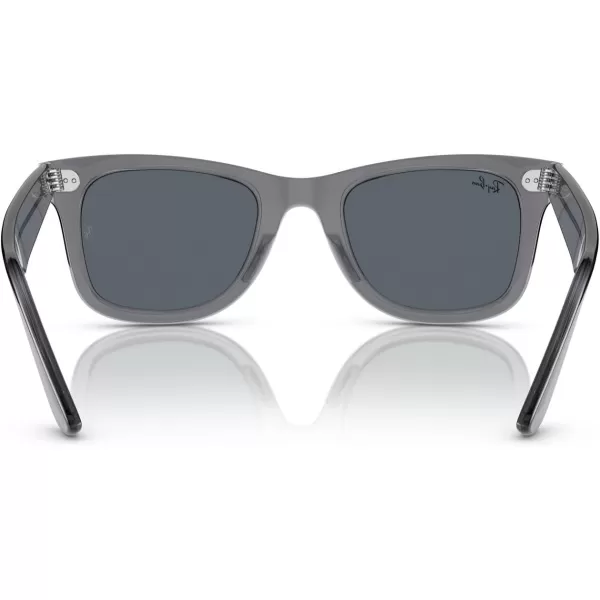 RayBan RB2140 Original Wayfarer SunglassesTransparent GreyBlue