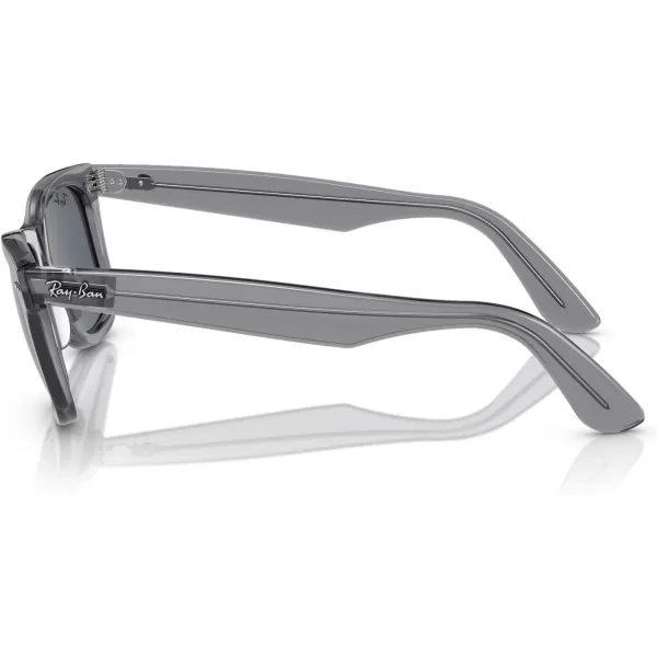 RayBan RB2140 Original Wayfarer SunglassesTransparent GreyBlue