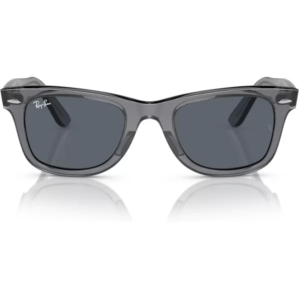 RayBan RB2140 Original Wayfarer SunglassesTransparent GreyBlue