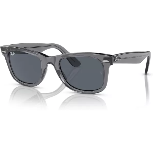 RayBan RB2140 Original Wayfarer SunglassesTransparent GreyBlue