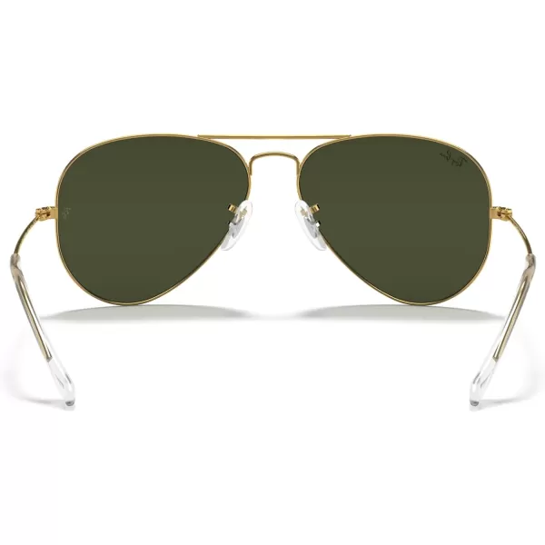 RayBan RB3025 Classic Aviator SunglassesGold BrownG15 Green