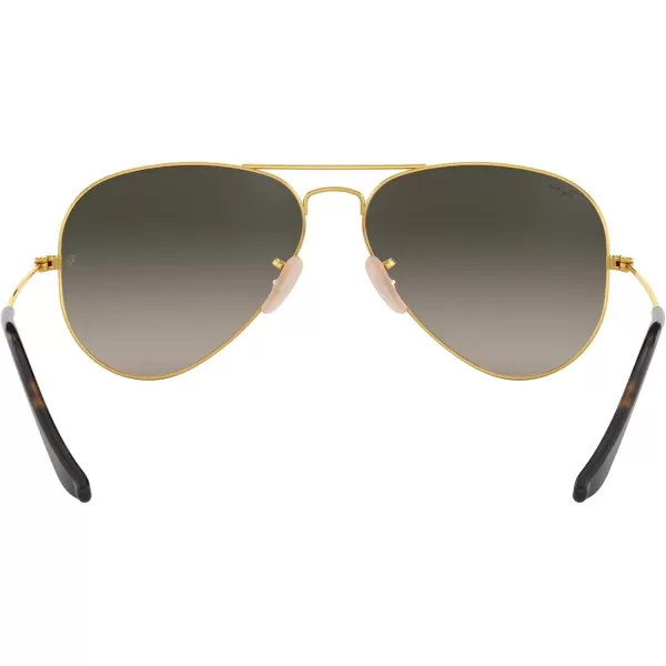 RayBan RB3025 Classic Aviator SunglassesGoldLight Grey Gradient Dark Grey