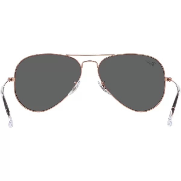 RayBan RB3025 Classic Aviator SunglassesRose GoldDark Grey