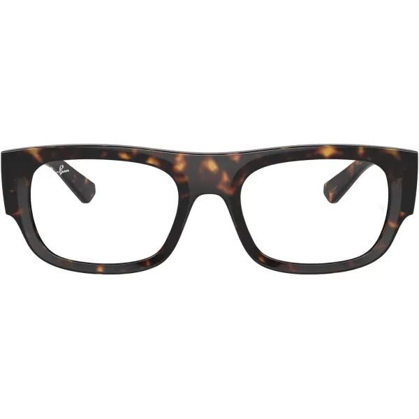 RayBan Rx7218 Kristin Rectangular Prescription Eyewear FramesHavanaDemo Lens