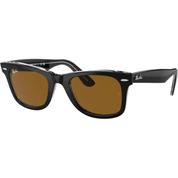 RayBan RB2140 Original Wayfarer SunglassesBlack on Transparent