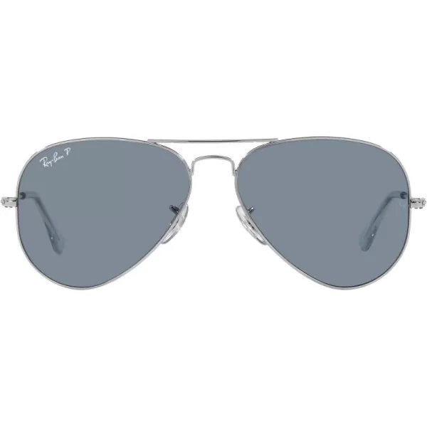 Silver/Polarized Blue