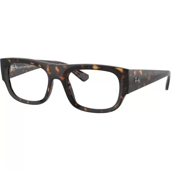 RayBan Rx7218 Kristin Rectangular Prescription Eyewear FramesHavanaDemo Lens