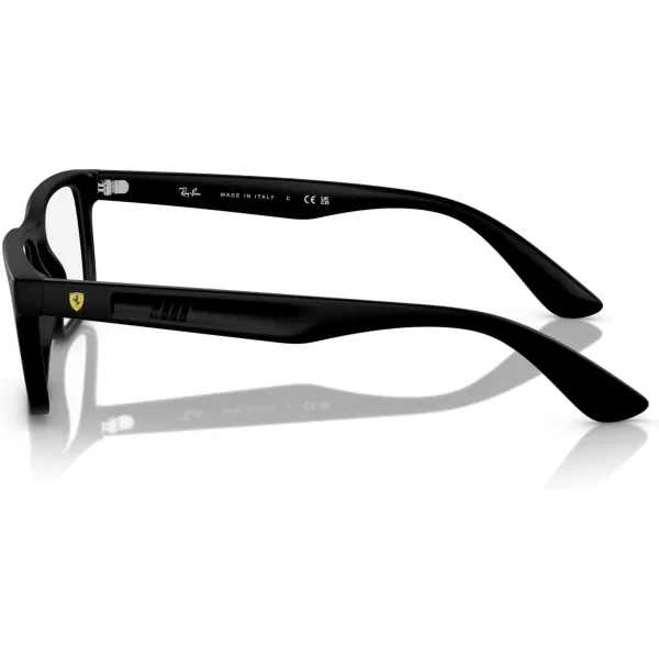 imageRayBan Rx7232m Scuderia Ferrari Collection Rectangular Prescription Eyewear FramesMatte BlackDemo Lens