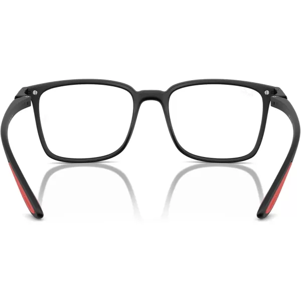 imageRayBan Rx7240m Scuderia Ferrari Collection Square Prescription Eyewear FramesMatte BlackDemo Lens