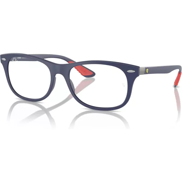 imageRayBan Rx7307m Scuderia Ferrari Collection Square Prescription Eyewear FramesMatte BlueDemo Lens