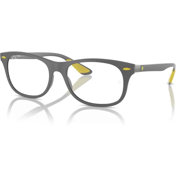 imageRayBan Rx7307m Scuderia Ferrari Collection Square Prescription Eyewear FramesMatte GreyDemo Lens
