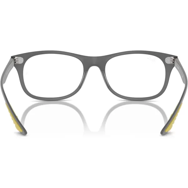 imageRayBan Rx7307m Scuderia Ferrari Collection Square Prescription Eyewear FramesMatte GreyDemo Lens