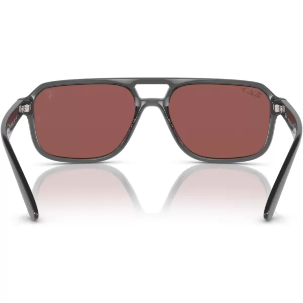 imageRayBan Unisex Sunglasses Black Frame Dark Green Lenses 58MMTransparent GreyPurple Mirrored Silver Polarized