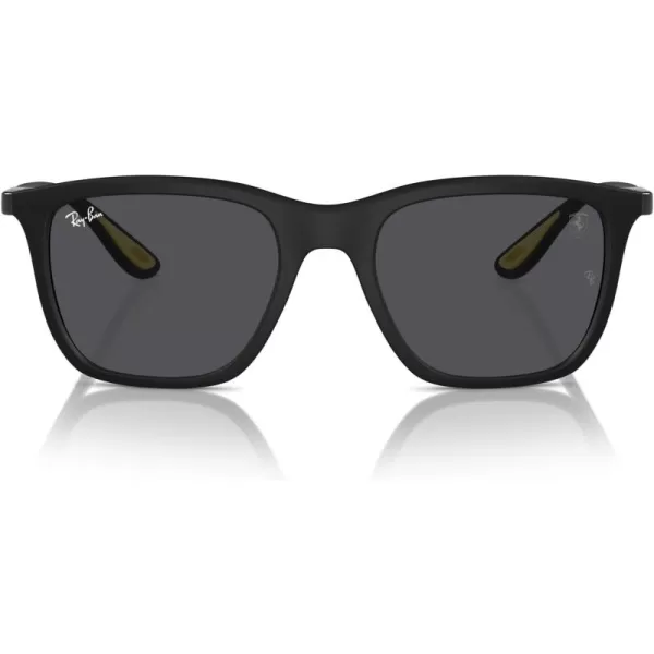 imageRayBan Rb4433m Scuderia Ferrari Collection Square SunglassesMatte BlackDark Grey