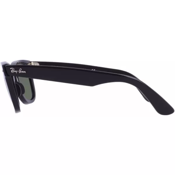 imageRayBan RB2140 Original Wayfarer Polarized Square SunglassesBlackGreen Polarized