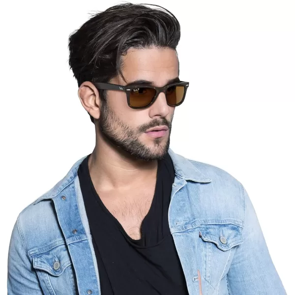imageRayBan RB2140 Original Wayfarer Polarized Square SunglassesTortoiseBrown Polarized