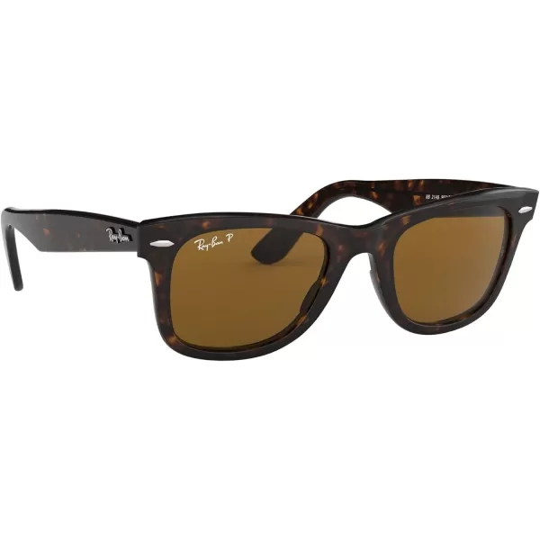 imageRayBan RB2140 Original Wayfarer Polarized Square SunglassesTortoiseBrown Polarized