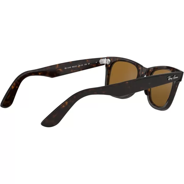 imageRayBan RB2140 Original Wayfarer Polarized Square SunglassesTortoiseBrown Polarized