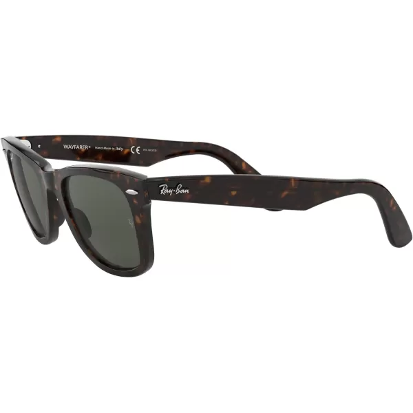 imageRayBan RB2140 Original Wayfarer Polarized Square SunglassesTortoiseGreen Polarized