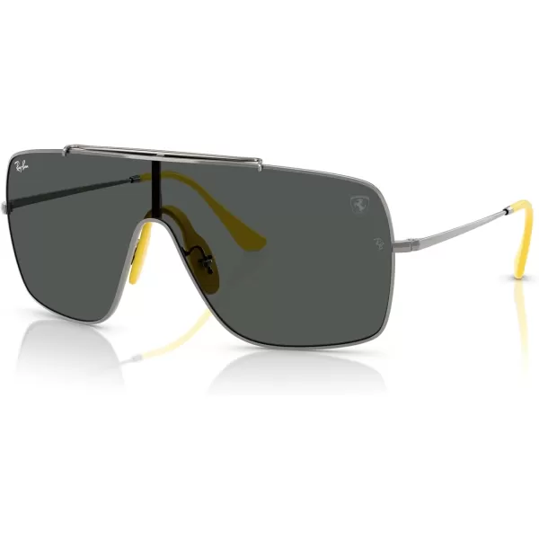 imageRayBan Rb3697m Scuderia Ferrari Collection Square SunglassesGunmetalDark Grey