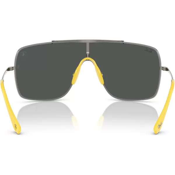 imageRayBan Rb3697m Scuderia Ferrari Collection Square SunglassesGunmetalDark Grey