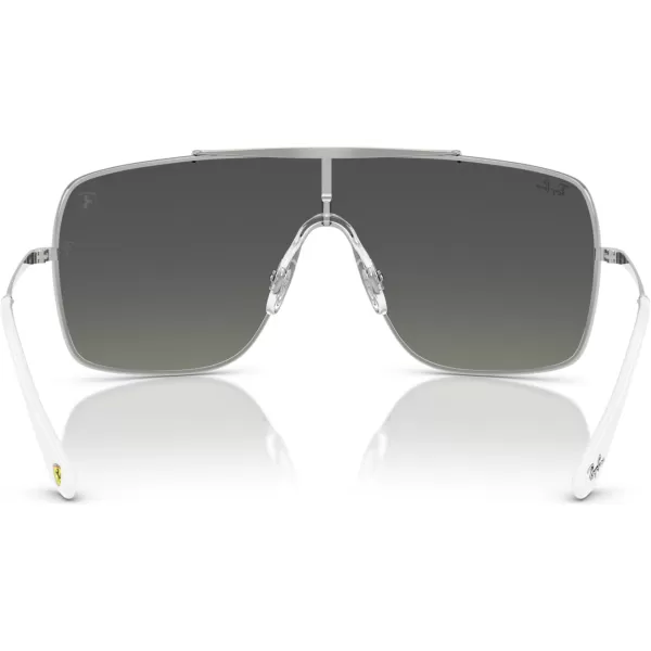 imageRayBan Rb3697m Scuderia Ferrari Collection Square SunglassesSilverGradient Grey