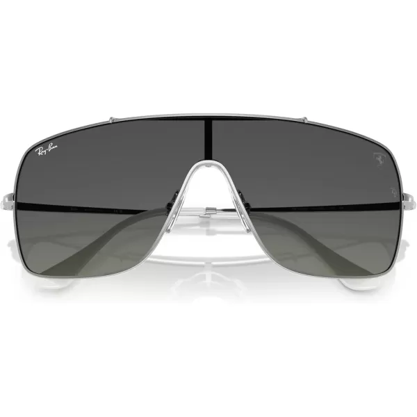 imageRayBan Rb3697m Scuderia Ferrari Collection Square SunglassesSilverGradient Grey