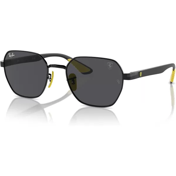 imageRayBan Rb3794m Scuderia Ferrari Collection Square SunglassesBlackDark Grey