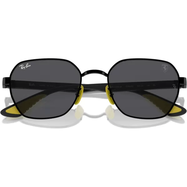 imageRayBan Rb3794m Scuderia Ferrari Collection Square SunglassesBlackDark Grey