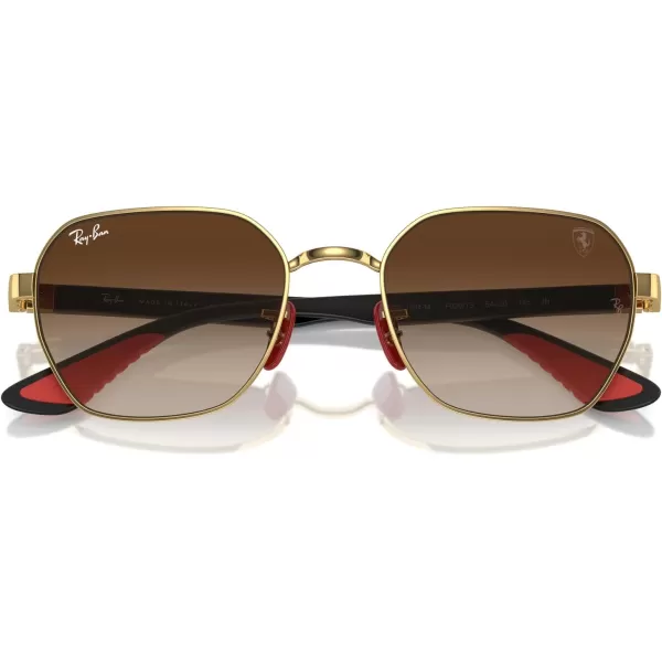 imageRayBan Rb3794m Scuderia Ferrari Collection Square SunglassesGoldGradient Brown