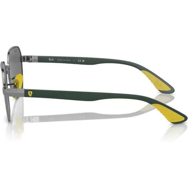 imageRayBan Rb3794m Scuderia Ferrari Collection Square SunglassesGunmetalGrey Mirrored Silver