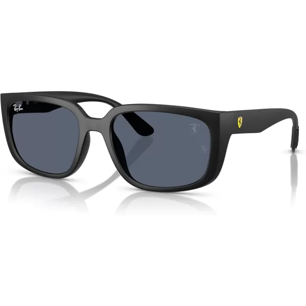 imageRayBan Rb4443m Scuderia Ferrari Collection Square SunglassesMatte BlackDark Grey