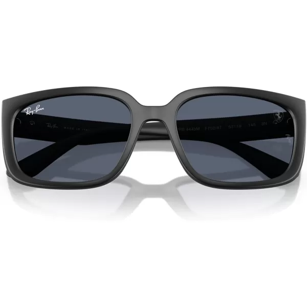 imageRayBan Rb4443m Scuderia Ferrari Collection Square SunglassesMatte BlackDark Grey