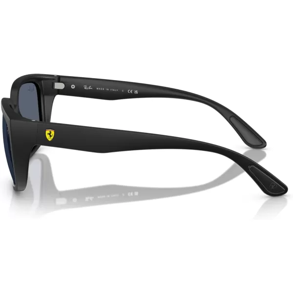 imageRayBan Rb4443m Scuderia Ferrari Collection Square SunglassesMatte BlackDark Grey