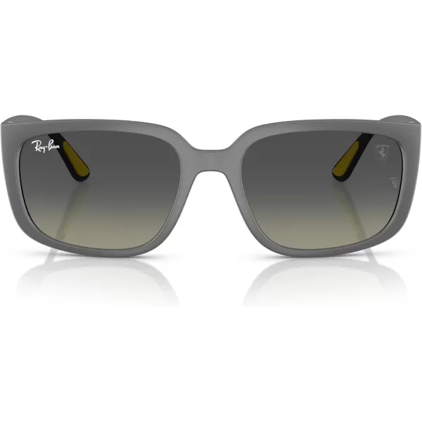 imageRayBan Rb4443m Scuderia Ferrari Collection Square SunglassesMatte GreyLight Grey Gradient