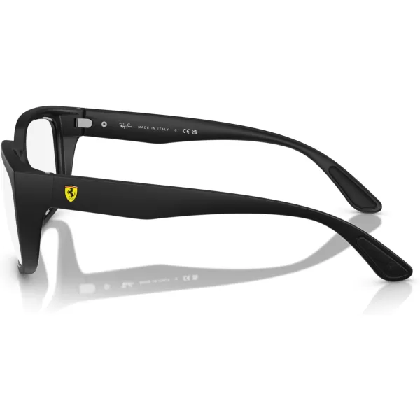 imageRayBan Rx4443vm Scuderia Ferrari Collection Square Prescription Eyewear FramesMatte BlackBlackDemo Lens