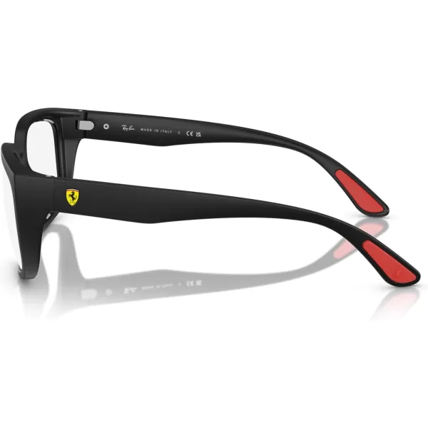 imageRayBan Rx4443vm Scuderia Ferrari Collection Square Prescription Eyewear FramesMatte BlackDemo Lens