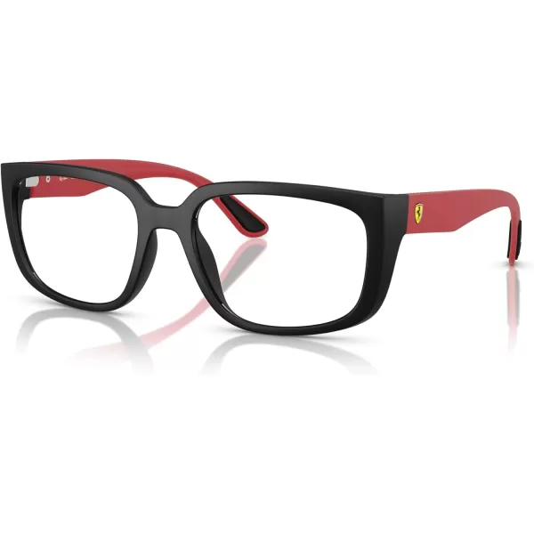 imageRayBan Rx4443vm Scuderia Ferrari Collection Square Prescription Eyewear FramesMatte BlackRedDemo Lens