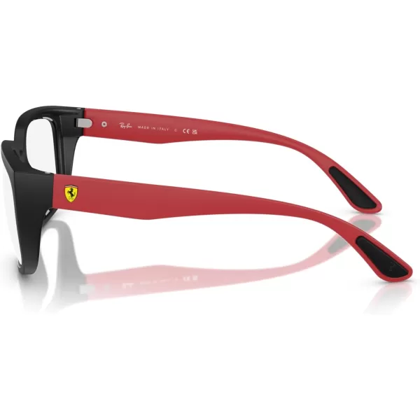 imageRayBan Rx4443vm Scuderia Ferrari Collection Square Prescription Eyewear FramesMatte BlackRedDemo Lens