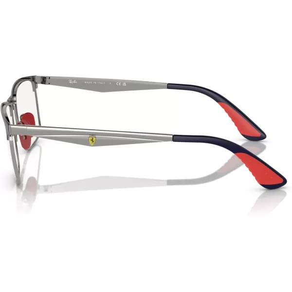 imageRayBan Rx6516m Scuderia Ferrari Collection Rectangular Prescription Eyewear FramesBlue on GunmetalDemo Lens