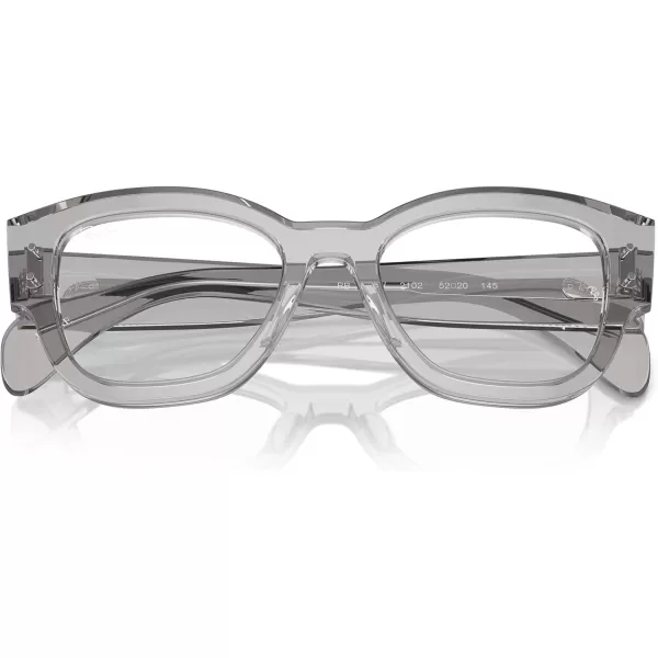imageRayBan Rx7681v Jorge Square Prescription Eyewear FramesTransparent GreyDemo Lens