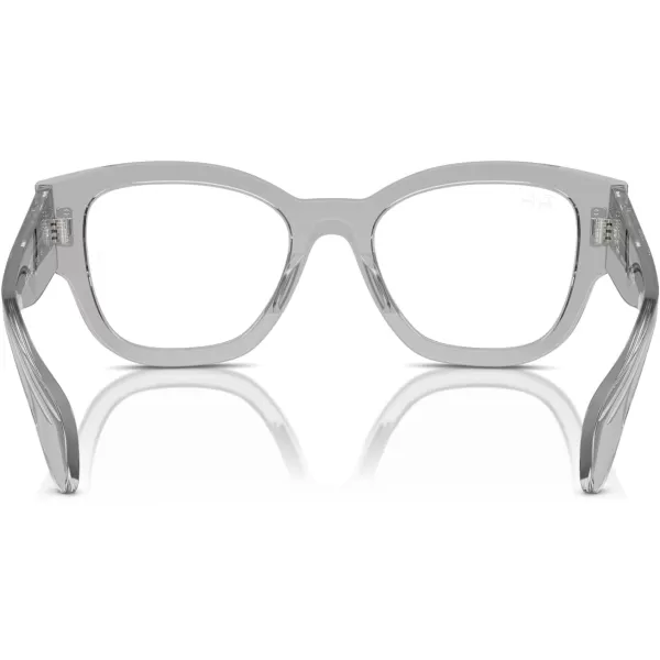 imageRayBan Rx7681v Jorge Square Prescription Eyewear FramesTransparent GreyDemo Lens