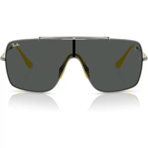 imageRayBan Rb3697m Scuderia Ferrari Collection Square SunglassesGunmetalDark Grey