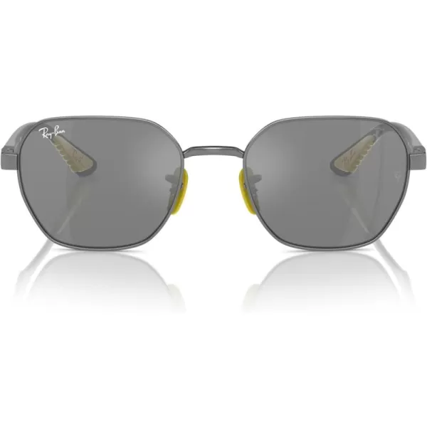 imageRayBan Rb3794m Scuderia Ferrari Collection Square SunglassesGunmetalGrey Mirrored Silver