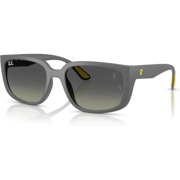 imageRayBan Rb4443m Scuderia Ferrari Collection Square SunglassesMatte GreyLight Grey Gradient