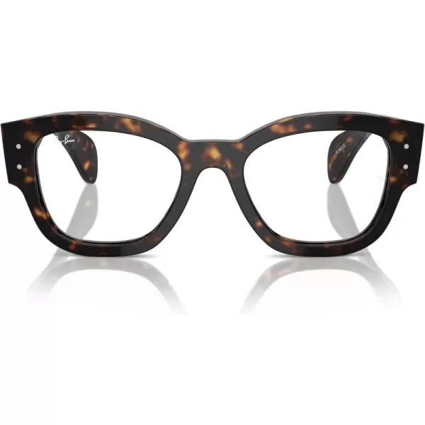 imageRayBan Rx7681v Jorge Square Prescription Eyewear FramesHavanaDemo Lens