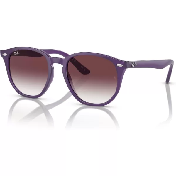 imageRayBan Kids RJ9070S Round SunglassesOpal VioletGrey Gradient Violet