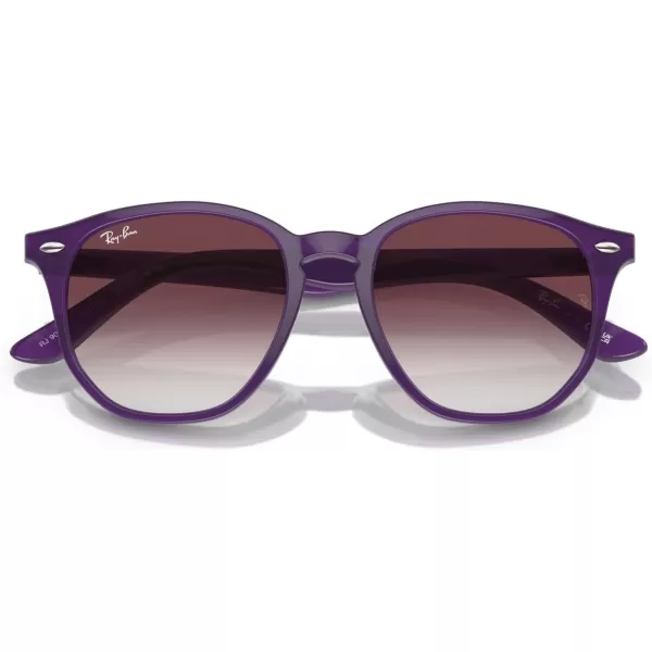 imageRayBan Kids RJ9070S Round SunglassesOpal VioletGrey Gradient Violet