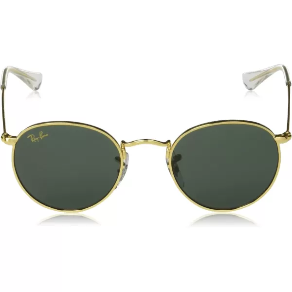 imageRayBan Kids RJ9547S Metal Round SunglassesLegend GoldDark Green