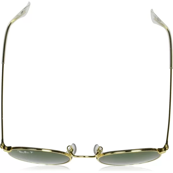 imageRayBan Kids RJ9547S Metal Round SunglassesLegend GoldGreen Polarized
